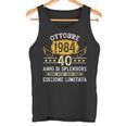 Vintage Ottobre 1984 Uomo Donna Regalo Anni 40 Compleanno Canotta