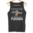 With Wandern Ich Werde Nicht Aufgeben Aber Die Ganz Zeit Sluchen Tank Top