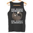 Zum Zocken Geboren Zum Schule Forces Console Ps5 Gaming Tank Top