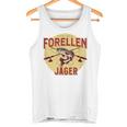 Angler Fischer Slogan Boys Fishing Angel Green Tank Top