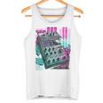 Backprint Synthwave Futurismaporwave Dj Music Retrowave Canotta