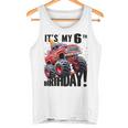 Bambino Monster Truck 6 ° Compleanno Ragazzo Sei Anni Big Car Tema Canotta