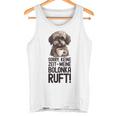 Bolonka Zwetna Dog Keine Zeit Meine Bolonka Ruft Gray Tank Top