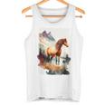 Caballo Majestuoso En Paisaje De Montaña Camiseta sin mangas