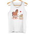 Caballo Y Perro Niña Camiseta sin mangas