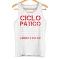 Canottiera Uomo Sportiva Bici Ciclopatico Regalo Ciclista Canotta
