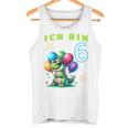 Children's Dino Ich Bin Sechs Jahre Alt Tank Top