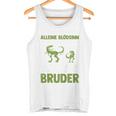 Children's Ein Glück Werde Ich Großer Bruder Dinosaur Tank Top