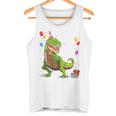 Children's Geburtstags 4 Jahre Junge Dinosaurier Dino Ich Bin 4 Tank Top