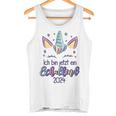 Children's Hurra Ich Bin Jetzt Ein Schulkind 2024 Unicorn First Day At School Tank Top