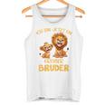 Children's Ich Bin Jetzt Ein Großer Bruder Löwen Motif Tank Top