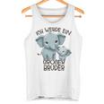 Children's Ich Werde Großer Bruder 2025 Elephant Tank Top