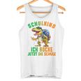 Children's Schulkind 2024 Cool Dino Ich Rocke Jetzt Die Schule Boys' Tank Top