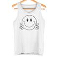 Con Faccina Sorridente Con Scritta Smile Canotta
