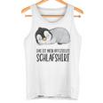 Das Ist Mein Offizielles Schlaf Penguin Gray Tank Top