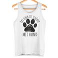 Das Leben Ist Schöner Mit Hund Gray Tank Top