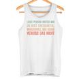 An Die Person Hinter Mir Liebe Person Hinter Mir Tank Top