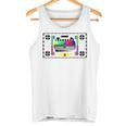 Divertente Regalo Di Sheldon Tv Test Pattern Colore Geek Canotta