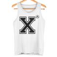 Donna X Lettera In Stile College Cool Con Collo A Canotta