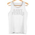 Ferris Bueller's Day Off Save Ferris Gray Typography C1 Canotta