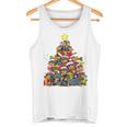 Christmas Cute Dachshund Christmas Tree Dog Tank Top