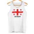 Georgian Flag Georgia Team Fan Jersey Tank Top