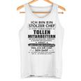 Ich Bin Ein Stolzer Chefonerdammt Tollen Mitarbeitern Gray Tank Top