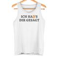 Ich Hab's Dir Gesagt Bitcoin Slogan Blockchain Tank Top