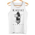 Kauai Hawaii Surfintage Surfer Gray Tank Top