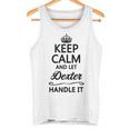 Keep Calm And Let Dester Handle It Name Tank Top