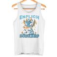 Kinder Endlich Schulkind Drache Buch Lesen 2024 Einschulung Drachen Tank Top