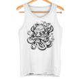 Máscara Japonesa Oni Mitología Japón Tatuaje Arte Dibujo Camiseta sin mangas