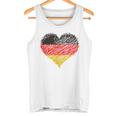 Mein Herz Schlagt Für Deutschland Blue Tank Top