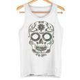 Military Camouflage Camo Dia De Los Muertos Sugar Skull Tank Top