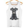 Miniature Schnauzer Dog Motif Pet Miniature Schnauzer Tank Top