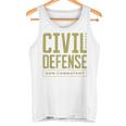 Mitgliedslabel Civil Defense Non Combatant Tank Top