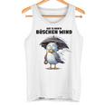 Möwe Sturm Hurricane Schietwetter Dat Is Nur 'N Büschen Wind Gray Tank Top