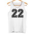 Number 22 Sport Number 22 Tank Top