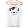 O'neill Nebraska Ne Sports intage Gray Tank Top