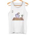 With Oskar Die Taube Oskar Gray Tank Top