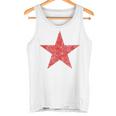 Red Starintage Ussr Soviet Union Revolution Tank Top