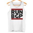 Run Bgp Network Engineer Geeky Nerd Gray Tank Top