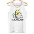 Schlavocado Official Sleep Pyjamas Sleep Avocado Gray Tank Top