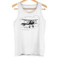 Se4 Britischer Doppeldecker Fliegende Wolken Tank Top