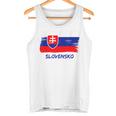 Slovak Flag Slovakia Team Fan Jersey Tank Top