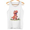 T-Rex 5Th Birthday Dino Ich Bin Schon 5 Jahre Alt German Langu Tank Top