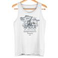 Travel Africa Tanzania Serengeti Ngorongoro Dar El Salaam Blue Tank Top