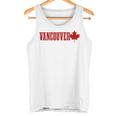 Vancouver Bc Canada Maple Leaf Canadian Flag Pride Tank Top