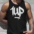 1Up Logo Graffiti Dripping Marker Tank Top Geschenke für Ihn