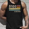 5100 Aachen Retro Postcodes Old Postcodeintage Tank Top Geschenke für Ihn